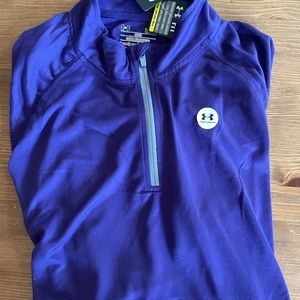 Mens large Under Armour long sleeve 1/4 zip